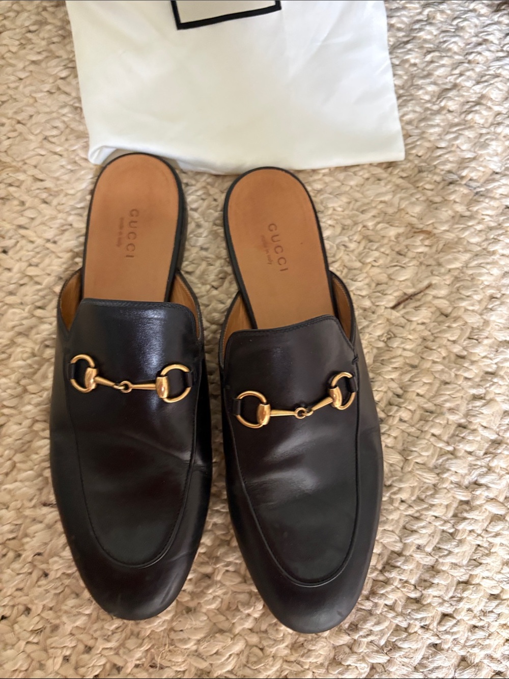 Gucci Princetown leather mules